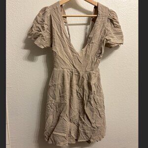 Wishlist Apparel Beige Dress